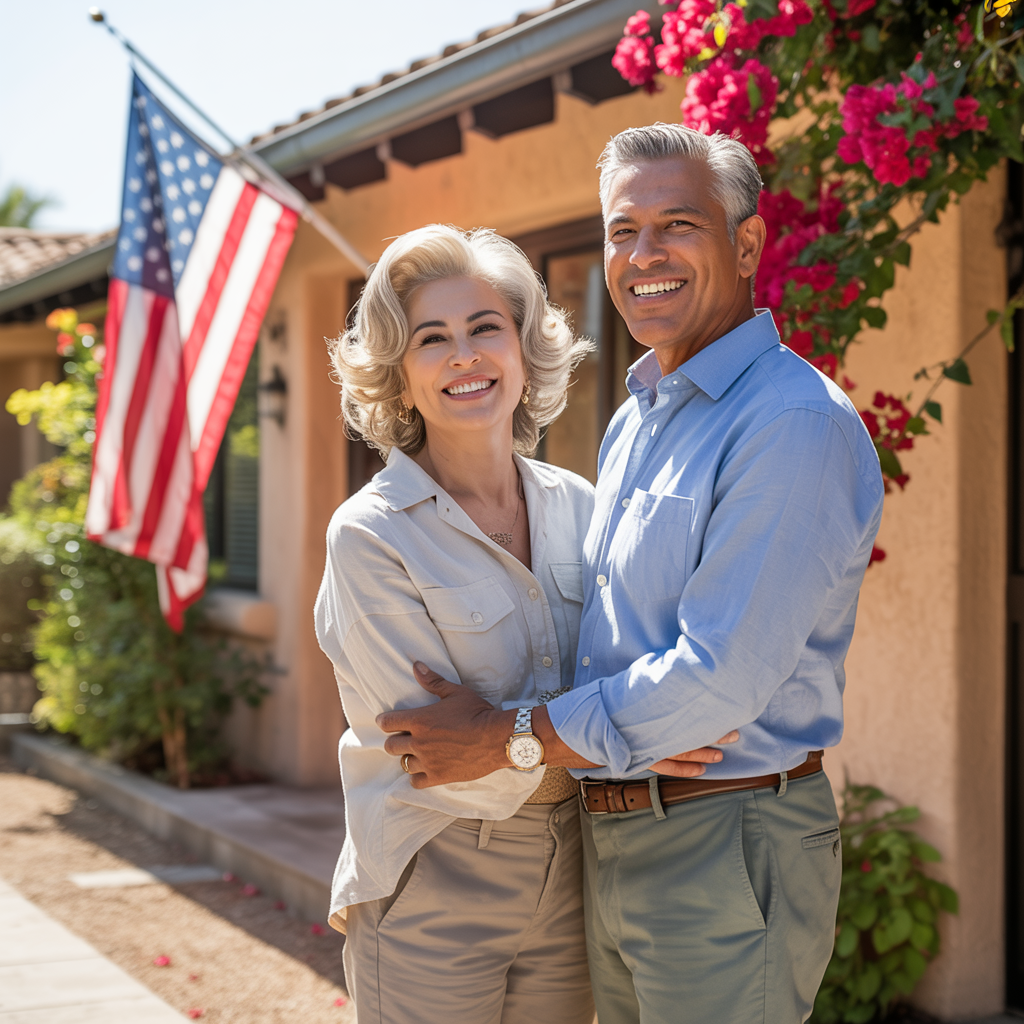 USA Mortgages for Canadians retired couple reverse mortgage